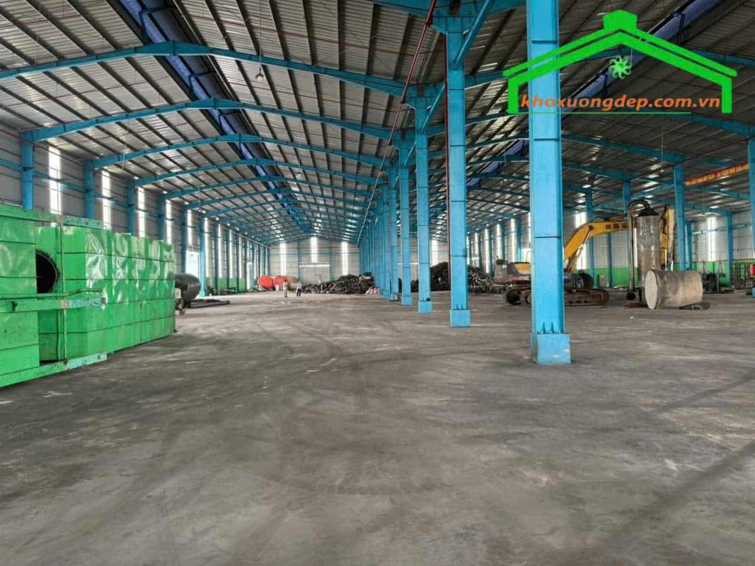 Cho thuê kho xưởng mặt tiền 10000m2 QL50, Cần Đước, Long An
