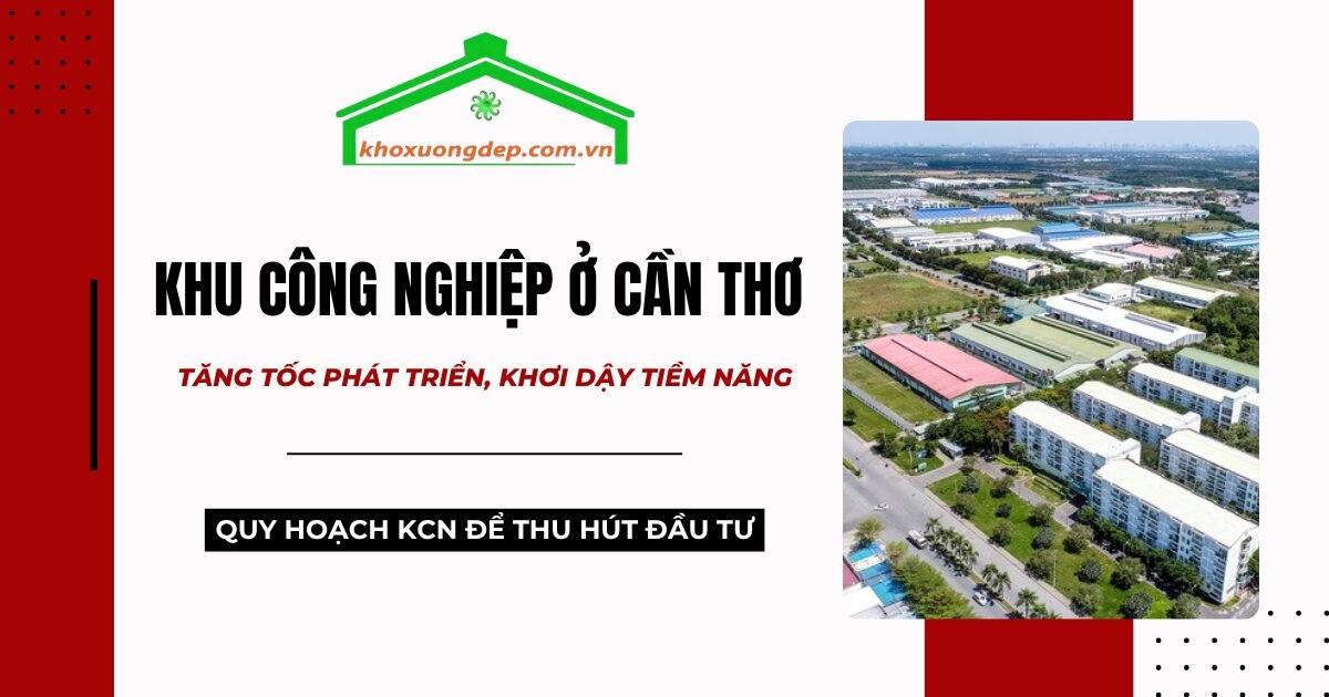  Toàn cảnh một khu công nghiệp ở Cần Thơ đang hối hả hoạt động, biểu tượng cho sự phát triển năng động của thành phố