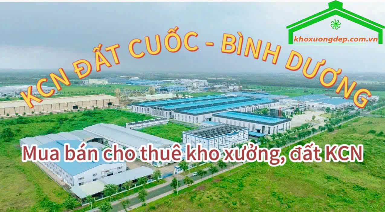 Cho thuê xưởng và mua bán xưởng tại Khu công nghiệp Đất Cuốc, Bình Dương
