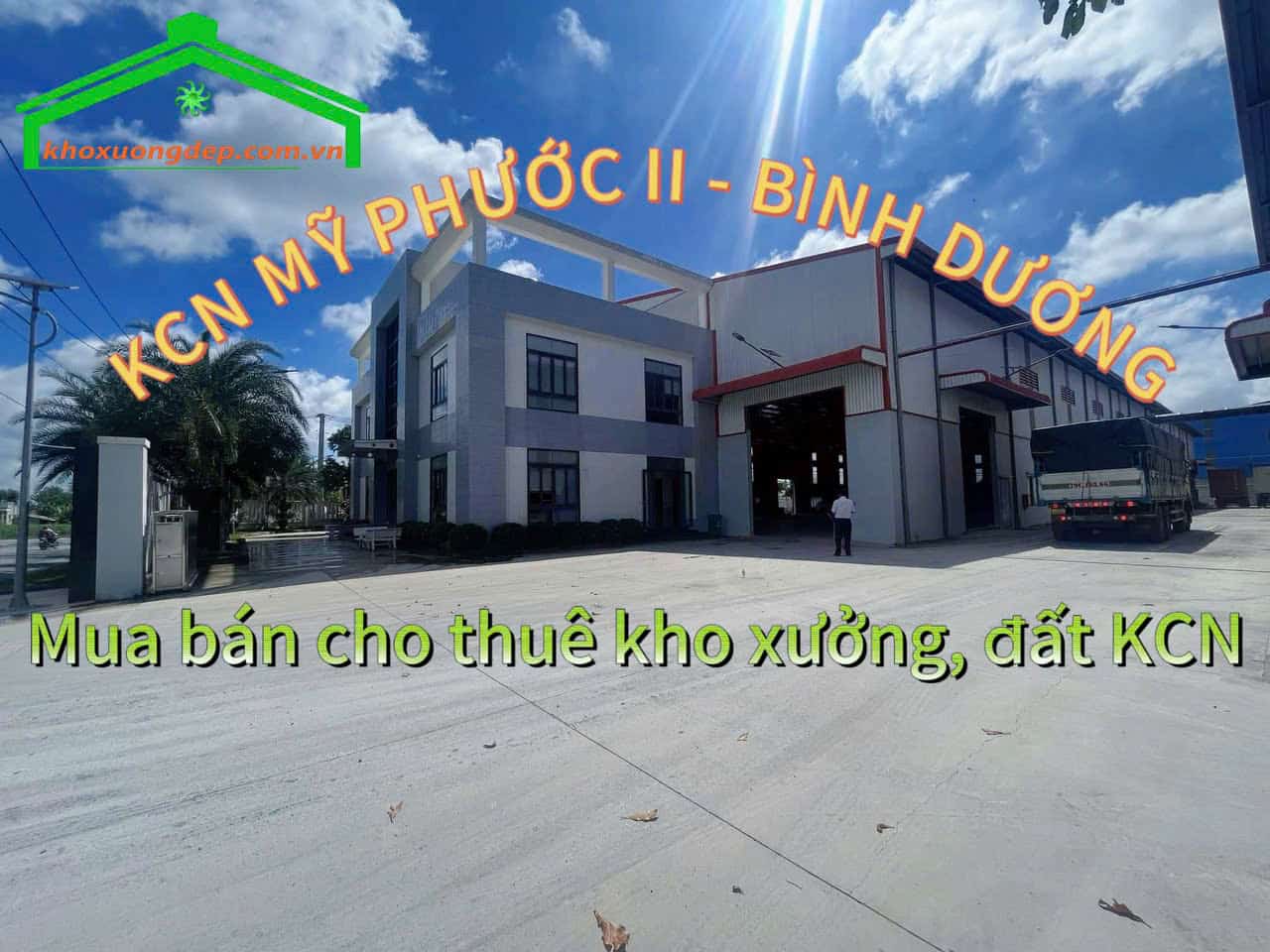 Cho thuê xưởng và mua bán xưởng tại Khu công nghiệp Mỹ Phước II, Bình Dương