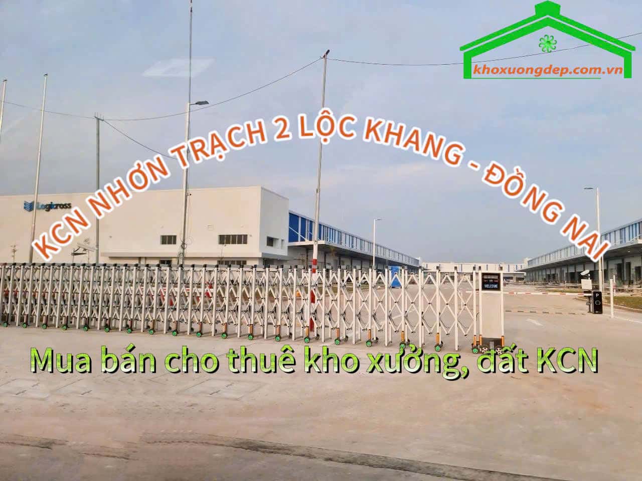 Cho thuê xưởng và mua bán xưởng tại Khu công nghiệp Nhơn Trạch 2 Lộc Khang, Đồng Nai