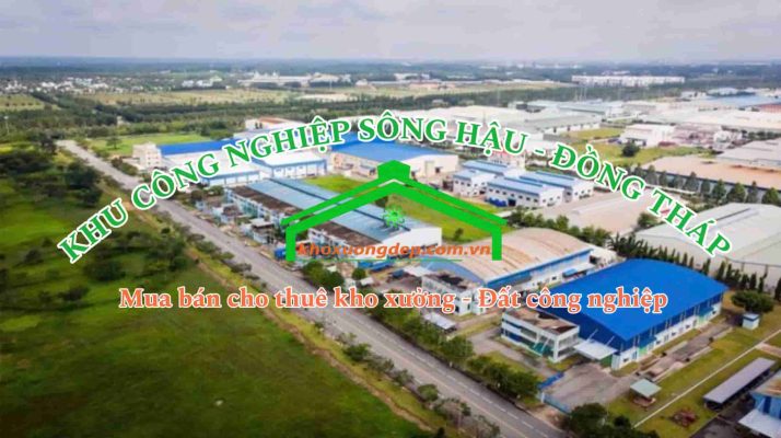 Cho thuê xưởng và mua bán xưởng tại Khu công nghiệp Sông Hậu - Đồng Tháp