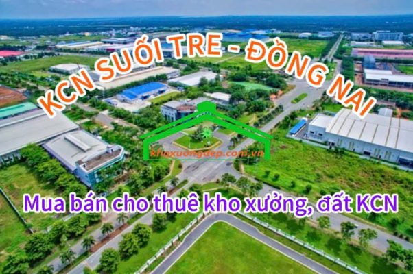 Cho thuê xưởng và mua bán xưởng tại Khu công nghiệp Suối Tre - Đồng Nai