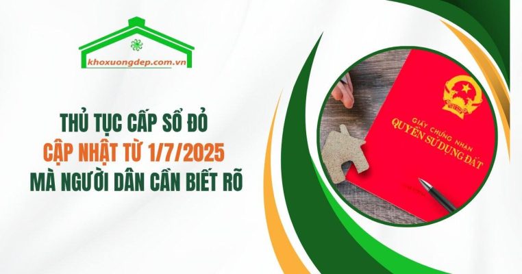 Cập nhật thủ tục cấp sổ đỏ theo Luật Đất Đai 2024 áp dụng từ 1/7/2025: quy trình 3 bước, thẩm quyền cấp sổ và các trường hợp không được cấp sổ đỏ.