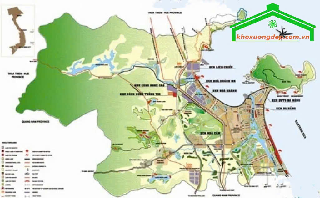 Bản đồ KCN tại Đà Nẵng