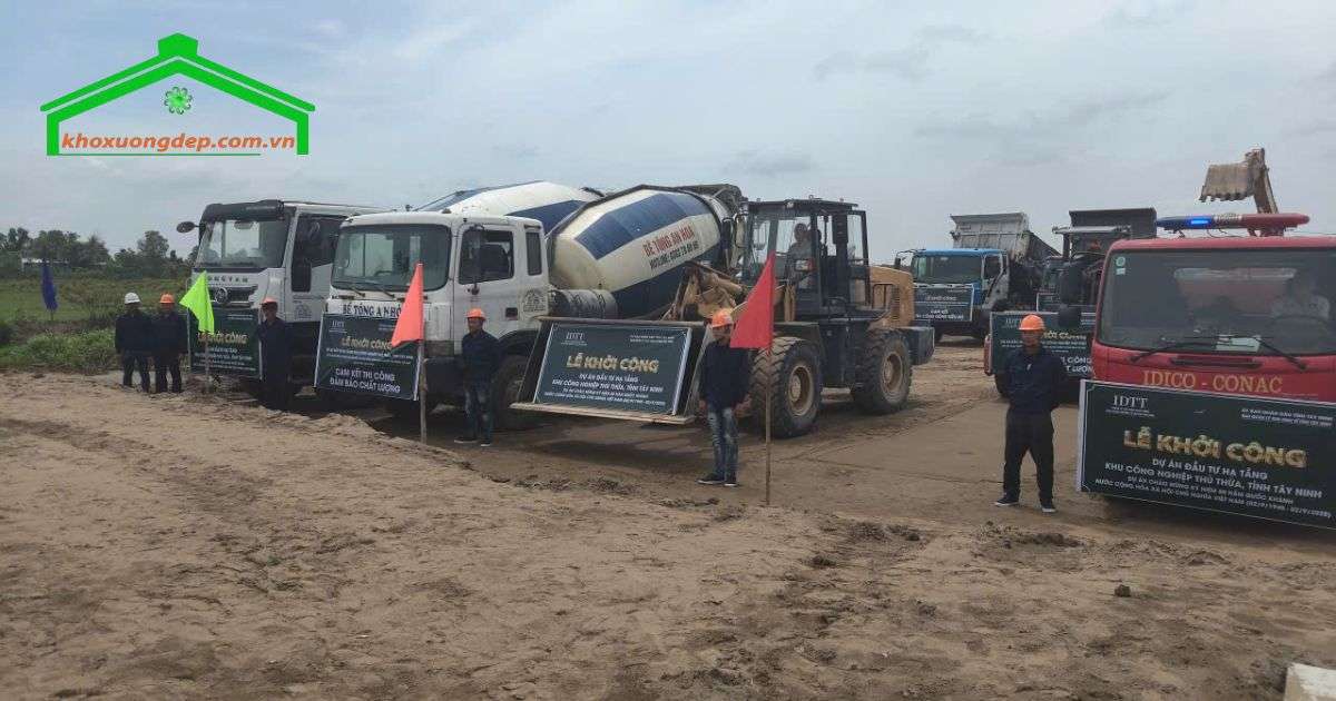 Lễ khởi công Khu công nghiệp Thủ Thừa – Cột mốc quan trọng mở ra cơ hội phát triển kinh tế Tây Ninh.