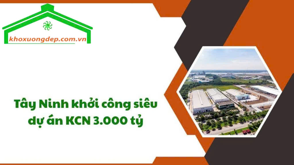 Tây Ninh khởi công dự án khu công nghiệp khủng 3000 tỷ