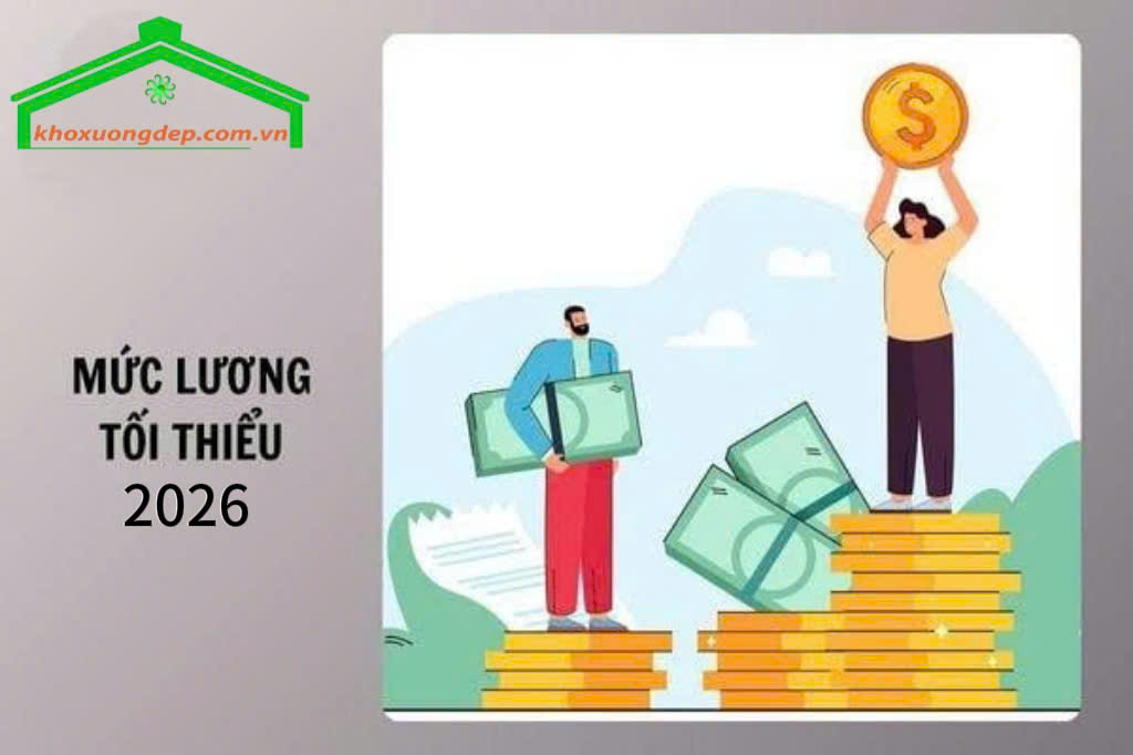 Quy định mới về mức lương tối thiểu vùng 2026