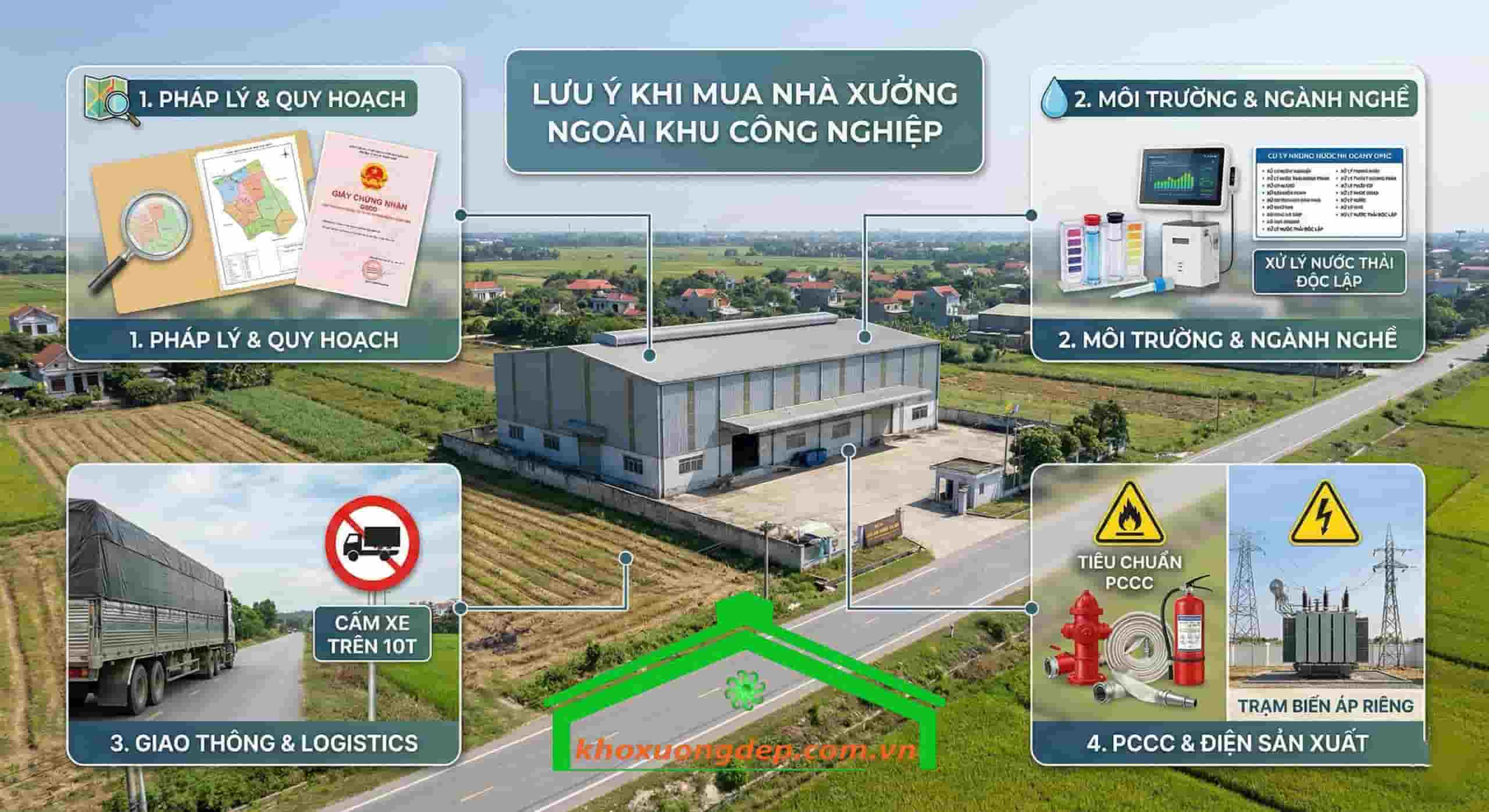 Thẩm định giao dịch chuyển nhượng nhà xưởng ngoài KCN