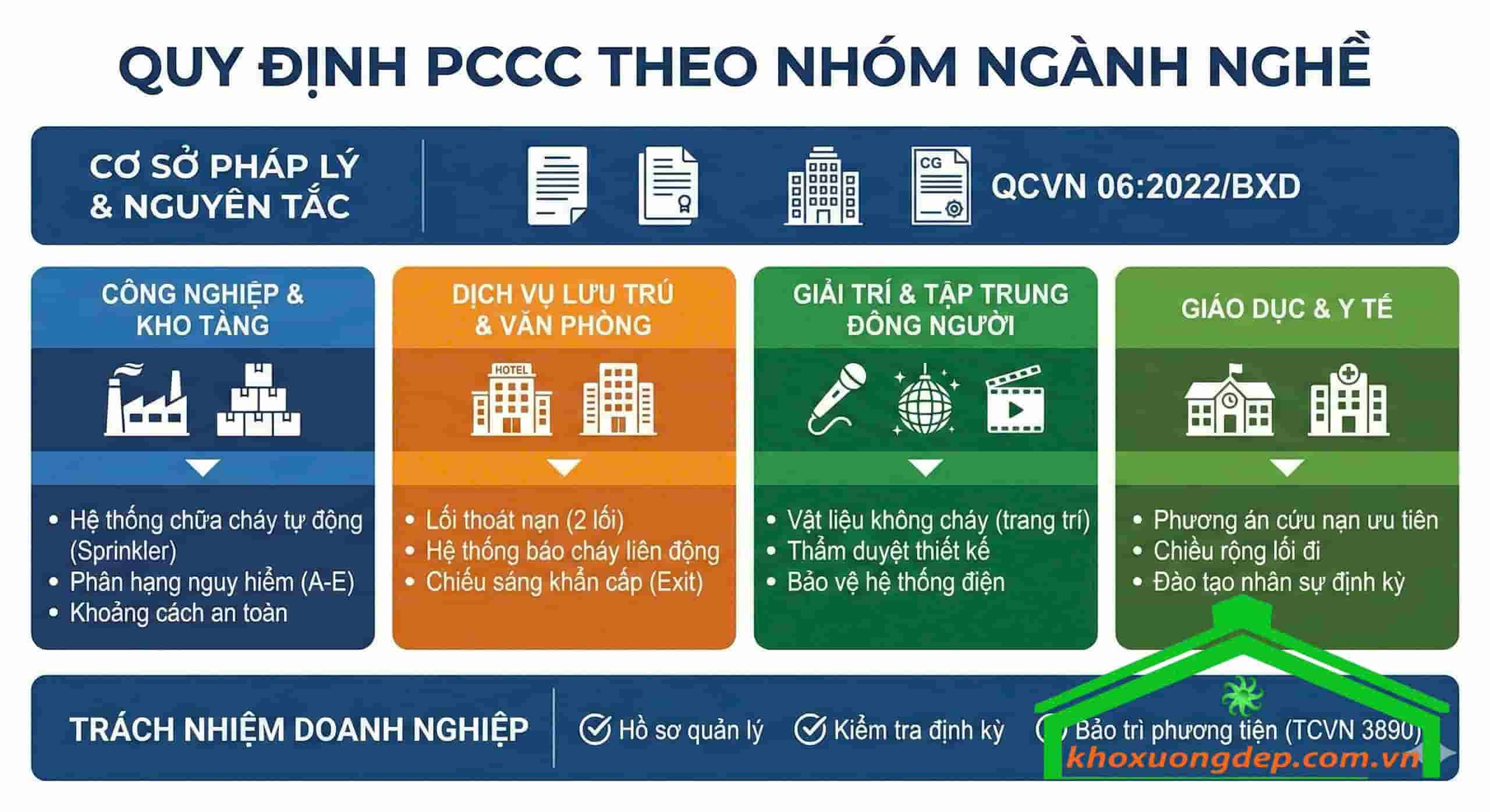 PCCC theo nhóm nghành