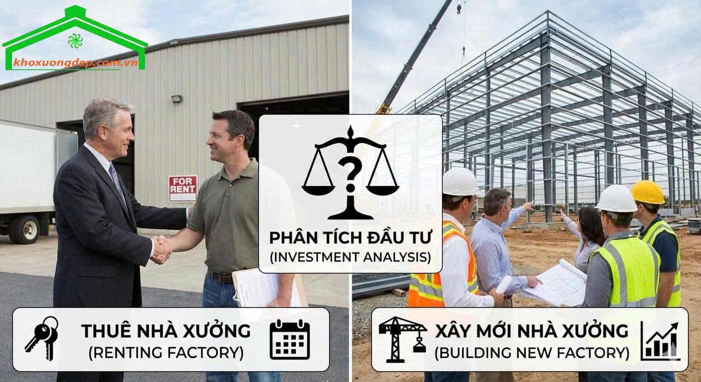 Khi nào nên xây mới nhà xưởng thay vì thuê?