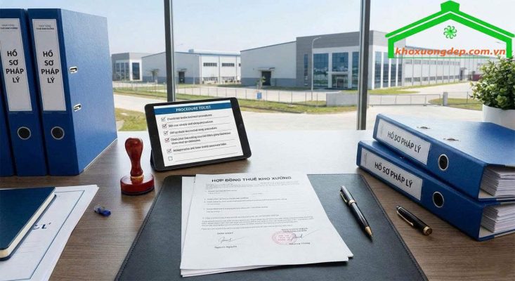 Thủ tục pháp lý khi thuê kho xưởng cho doanh nghiệp