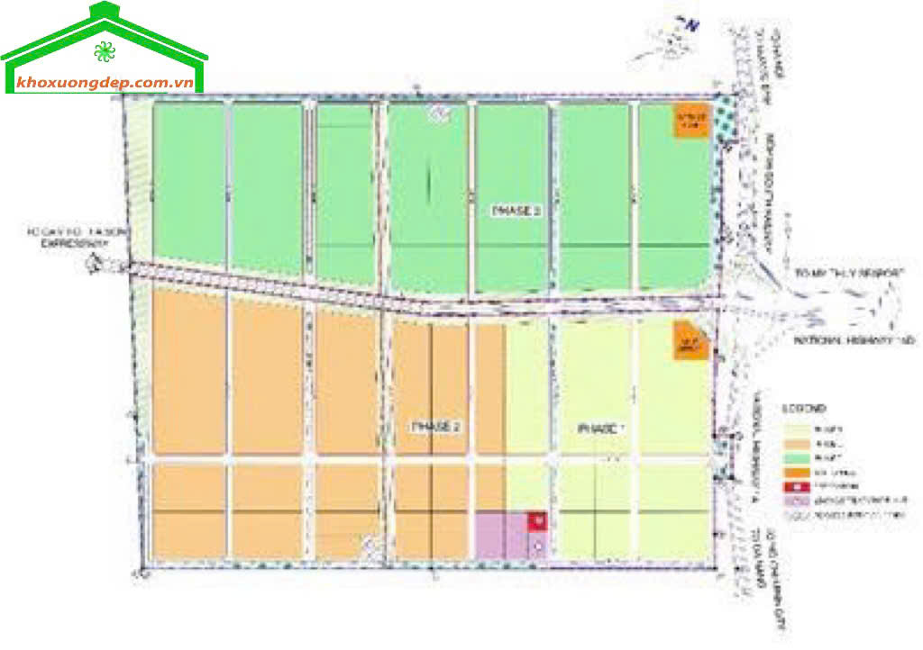 Bản đồ quy mô KCN Quảng Trị (QTIP)