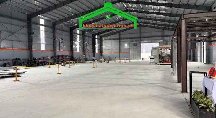 Cho thuê kho xưởng 2430m2 CCN Hoàng Long, Tây Ninh giá tốt
