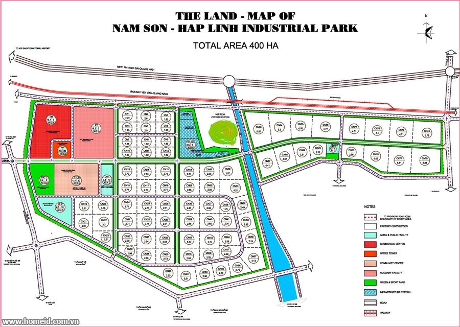 Khu công nghiệp Nam Sơn – Hạp Lĩnh