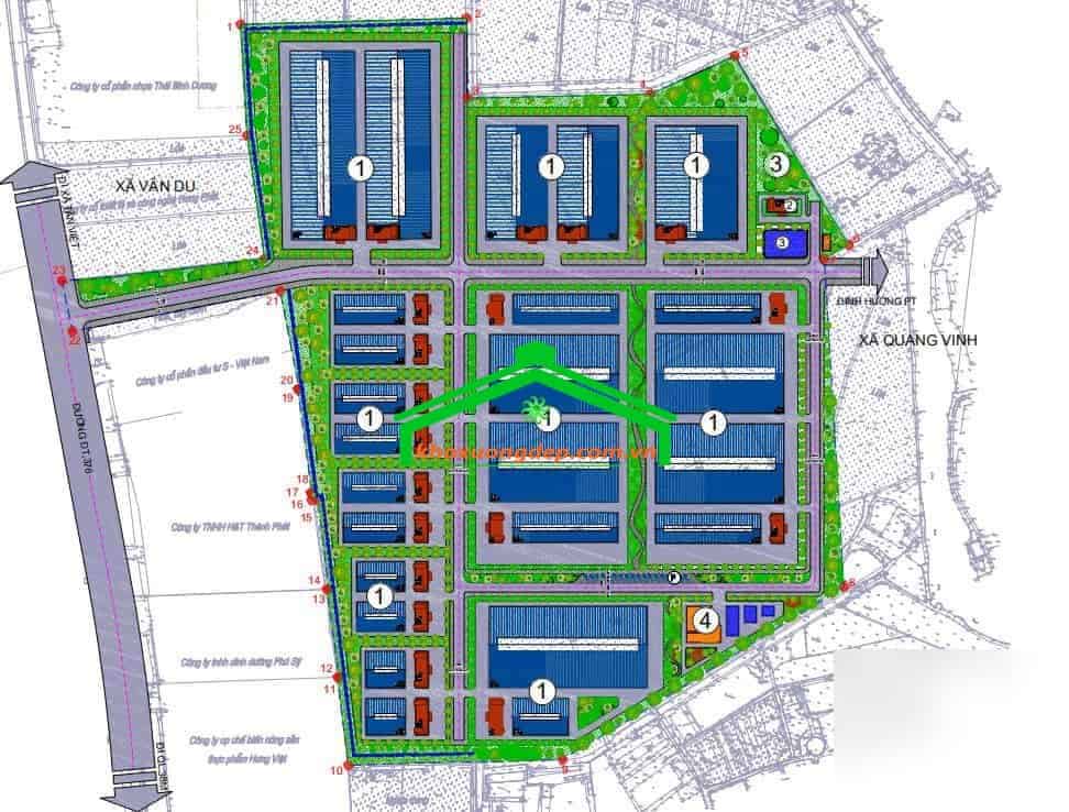 CỤM CÔNG NGHIỆP VÂN DU – QUANG VINH – HƯNG YÊN