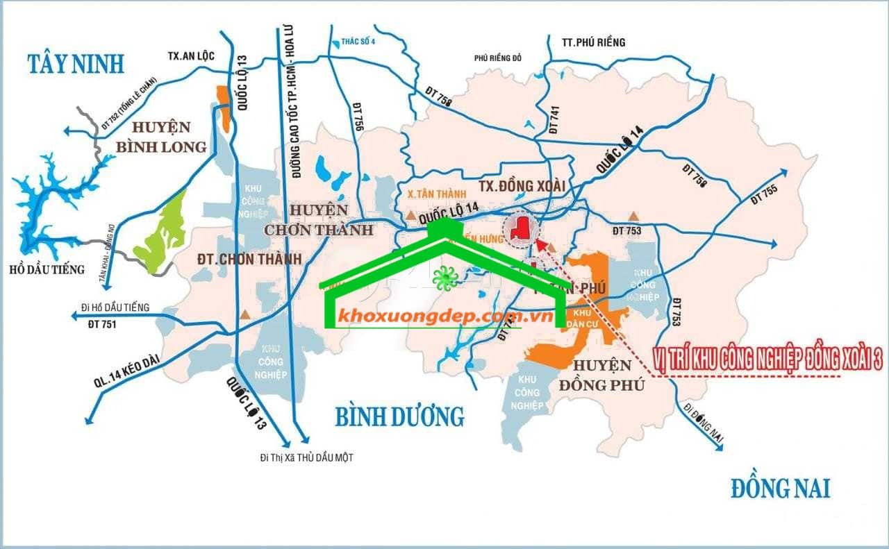 Khu Công nghiệp Đồng Xoài 3 – Bình Phước