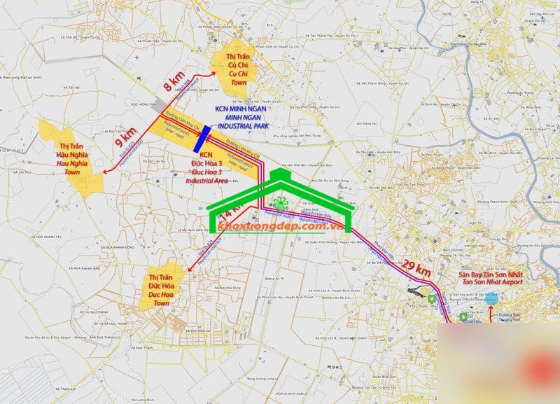 Khu công nghiệp Đức Hoà III Minh Ngân – Long An