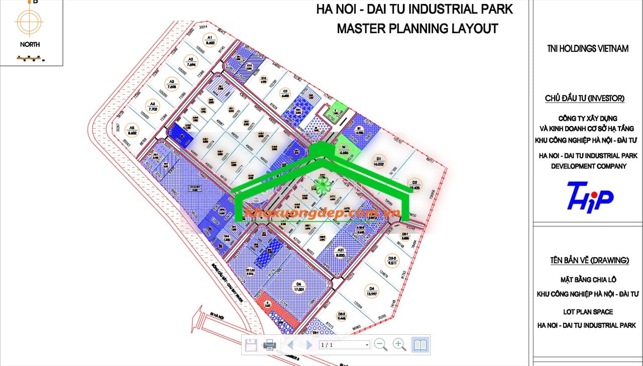Khu công nghiệp Hà Nội – Đài Tư – Hà Nội