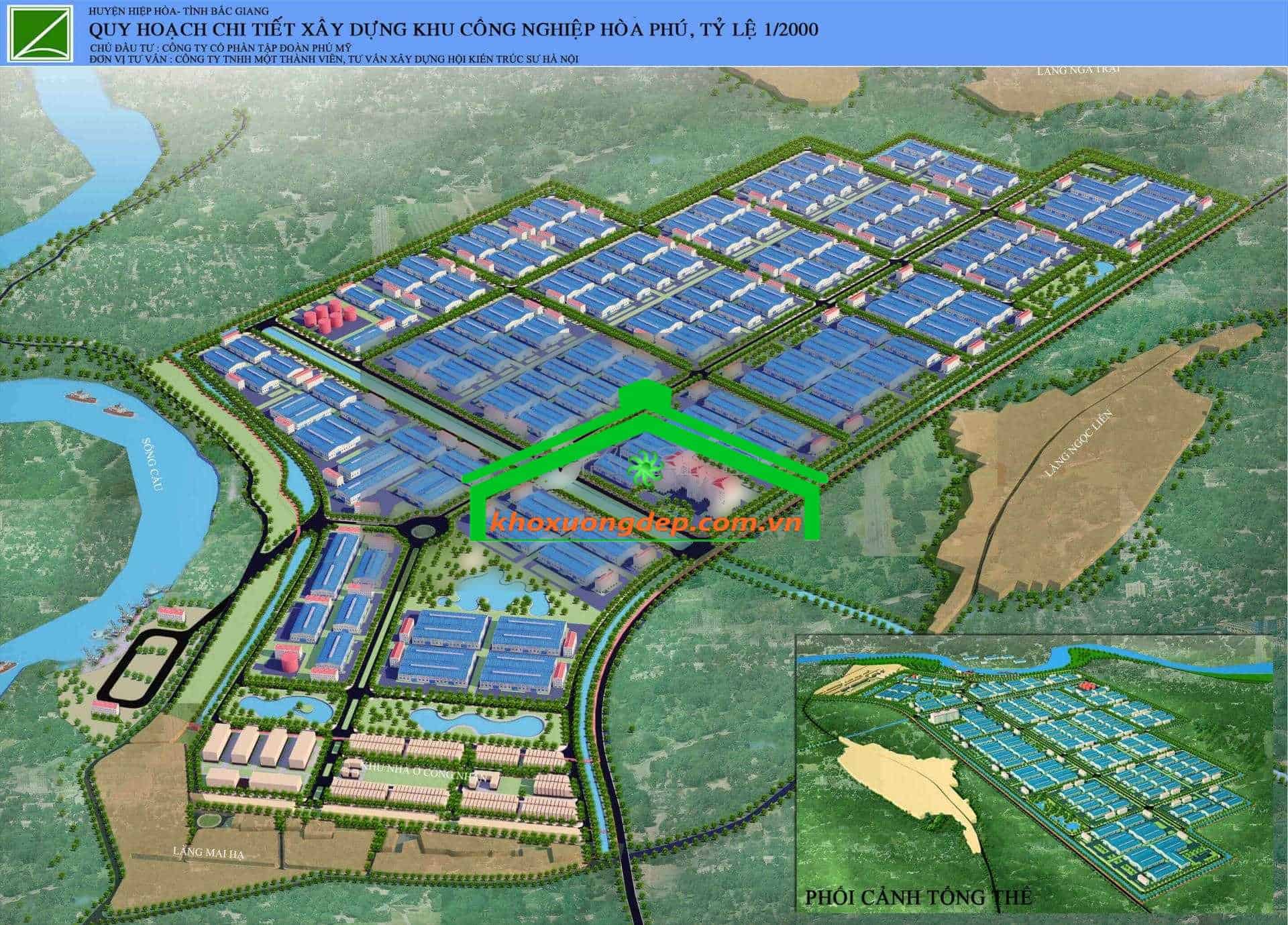 Khu công nghiệp Hoà Phú – Tỉnh Bắc Giang
