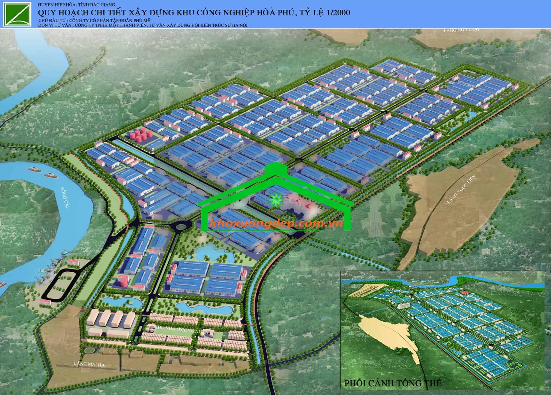 Khu công nghiệp Hòa Phú mở rộng – Tỉnh Bắc Giang