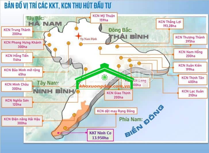 Khu công nghiệp Hồng Tiến – Tỉnh Nam Định