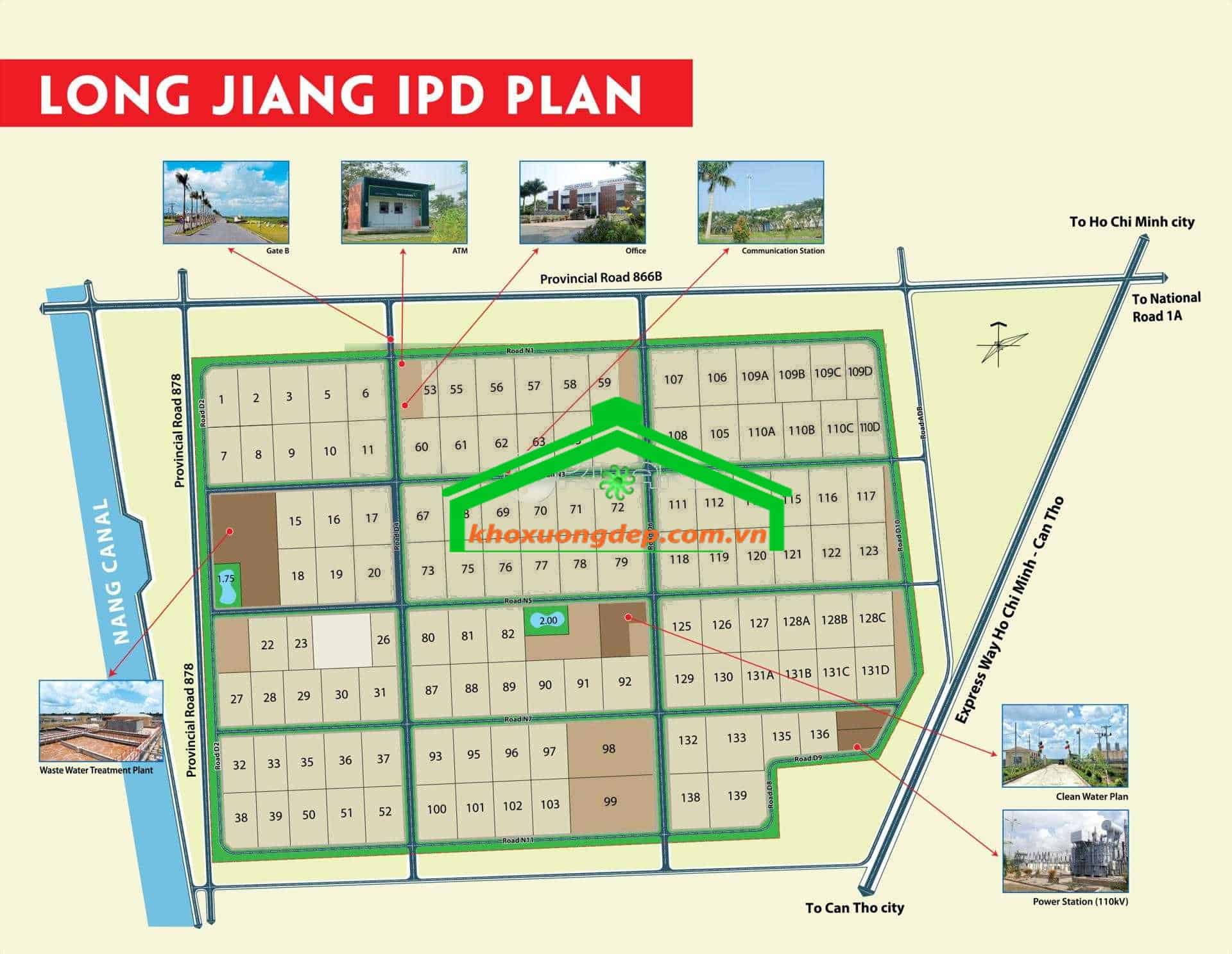 Khu công nghiệp Long Giang - Tỉnh Tiền Giang