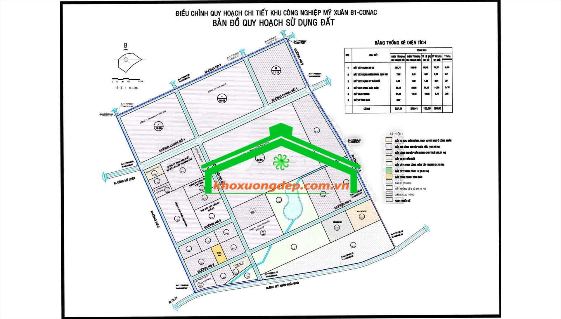 Khu công nghiệp Mỹ Xuân B1 – CONAC – Bà Rịa Vũng Tàu