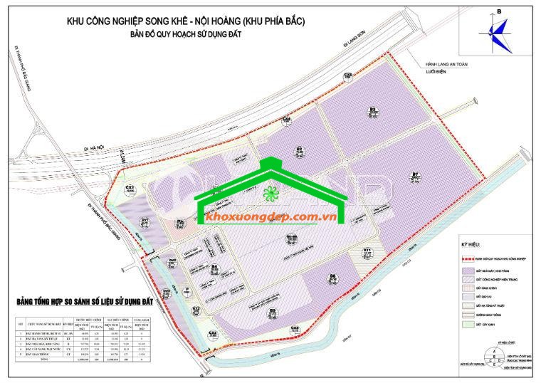 Khu công nghiệp Song Khê – Nội Hoàng – Tỉnh Bắc Giang