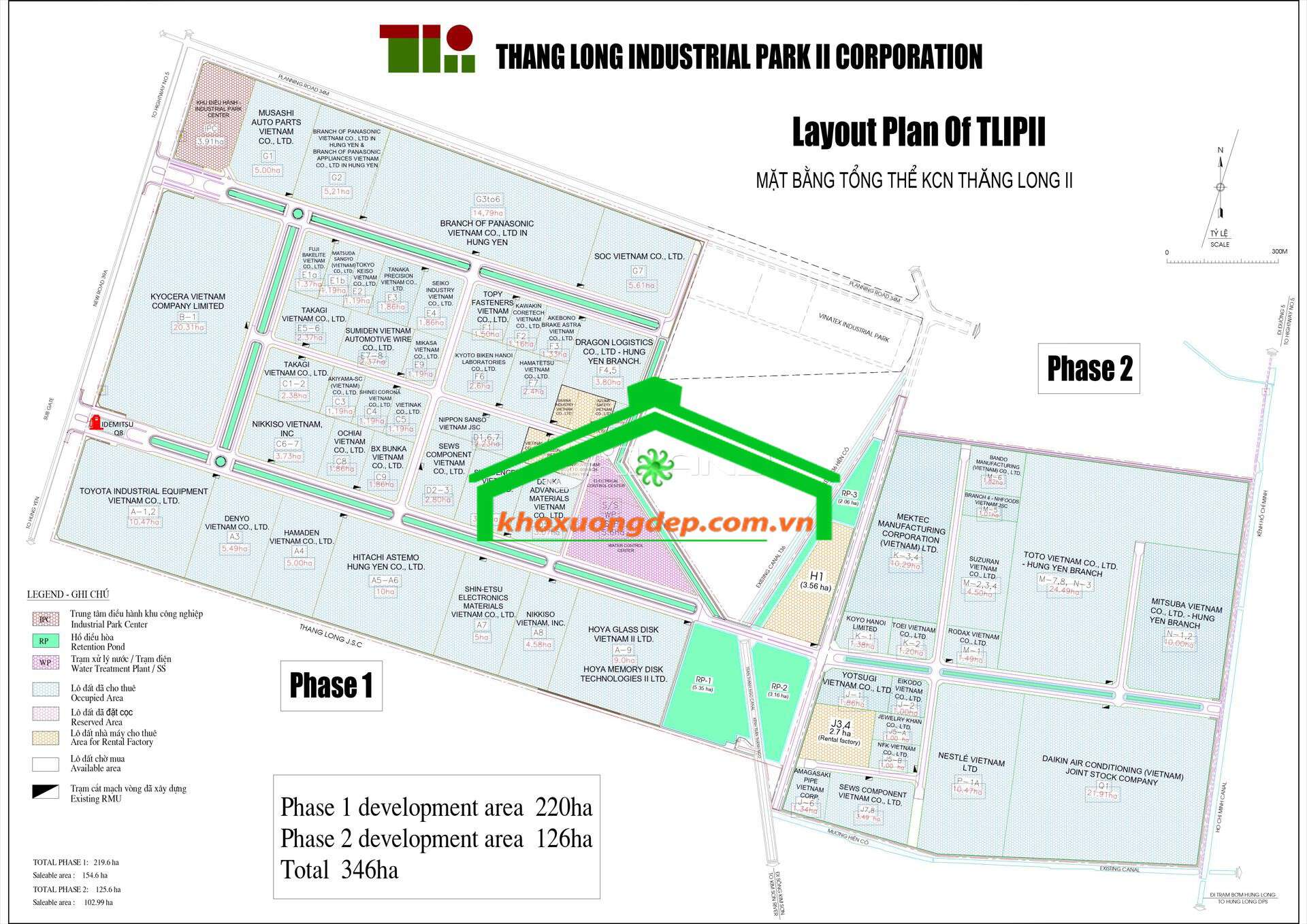 Khu công nghiệp Thăng Long II – tỉnh Hưng Yên