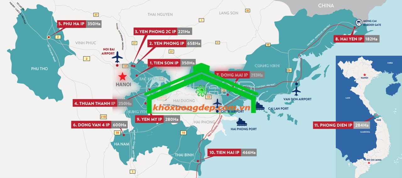 Khu công nghiệp Thuận Thành I – Tỉnh Bắc Ninh