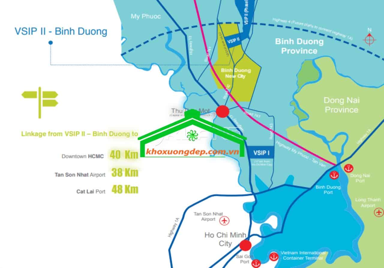 Khu công nghiệp VSIP II – Bình Dương