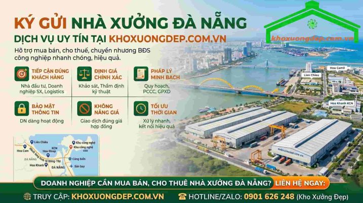 Ký gửi nhà xưởng tại Đà Nẵng dịch vụ uy tín