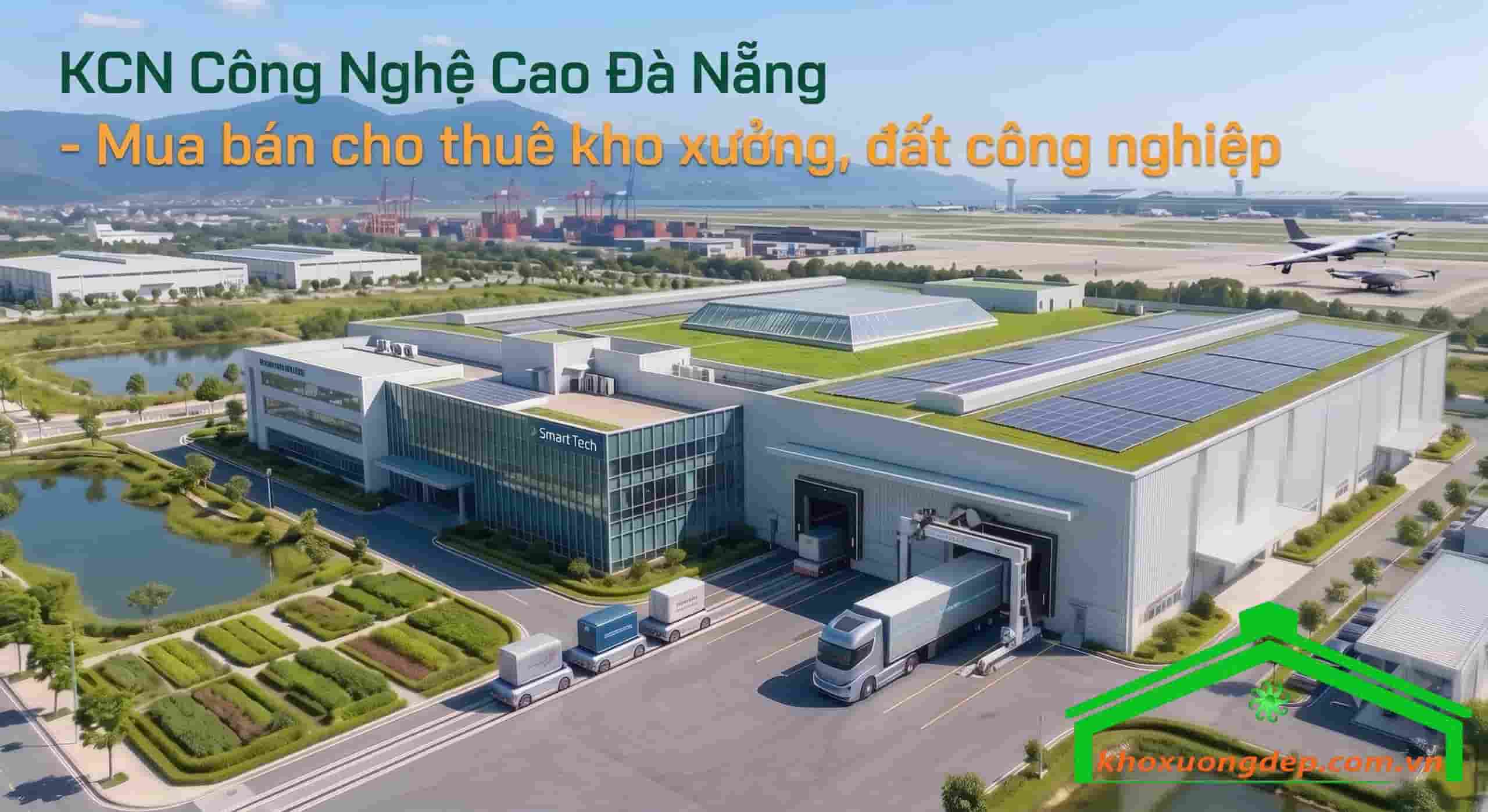 KCN Công Nghệ Cao Đà Nẵng - Mua bán cho thuê kho xưởng, đất công nghiệp
