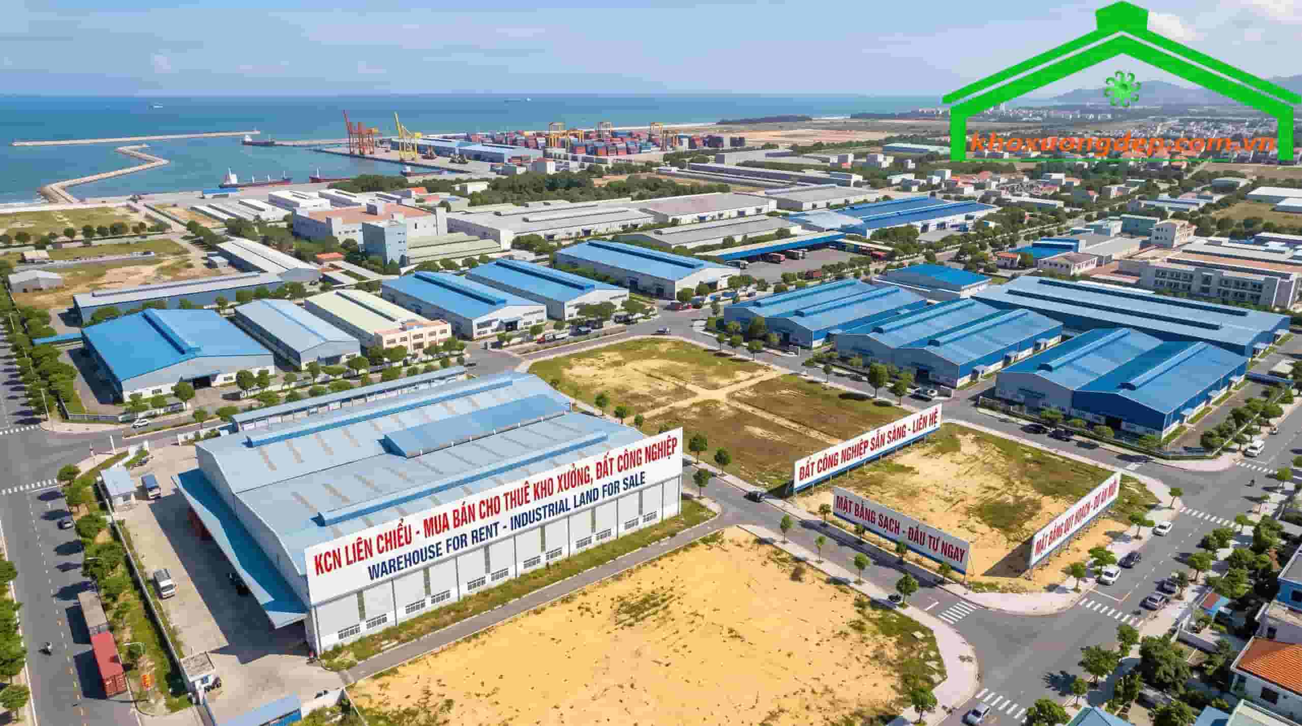 KCN Liên Chiểu - Mua bán cho thuê kho xưởng, đất công nghiệp