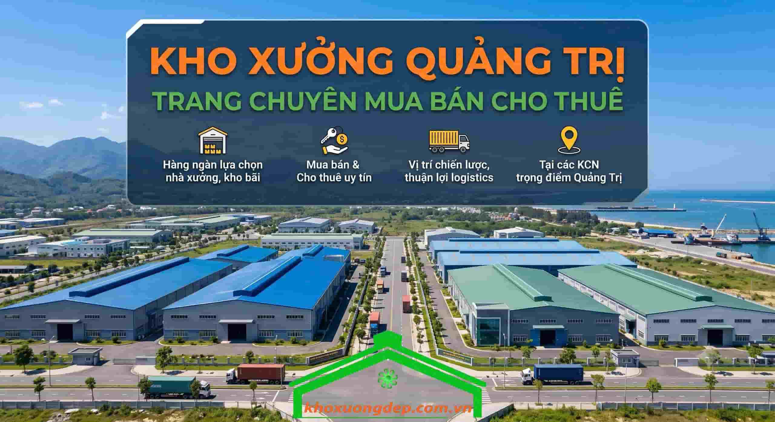 Kho Xưởng Quảng Trị - Trang chuyên mua bán cho thuê