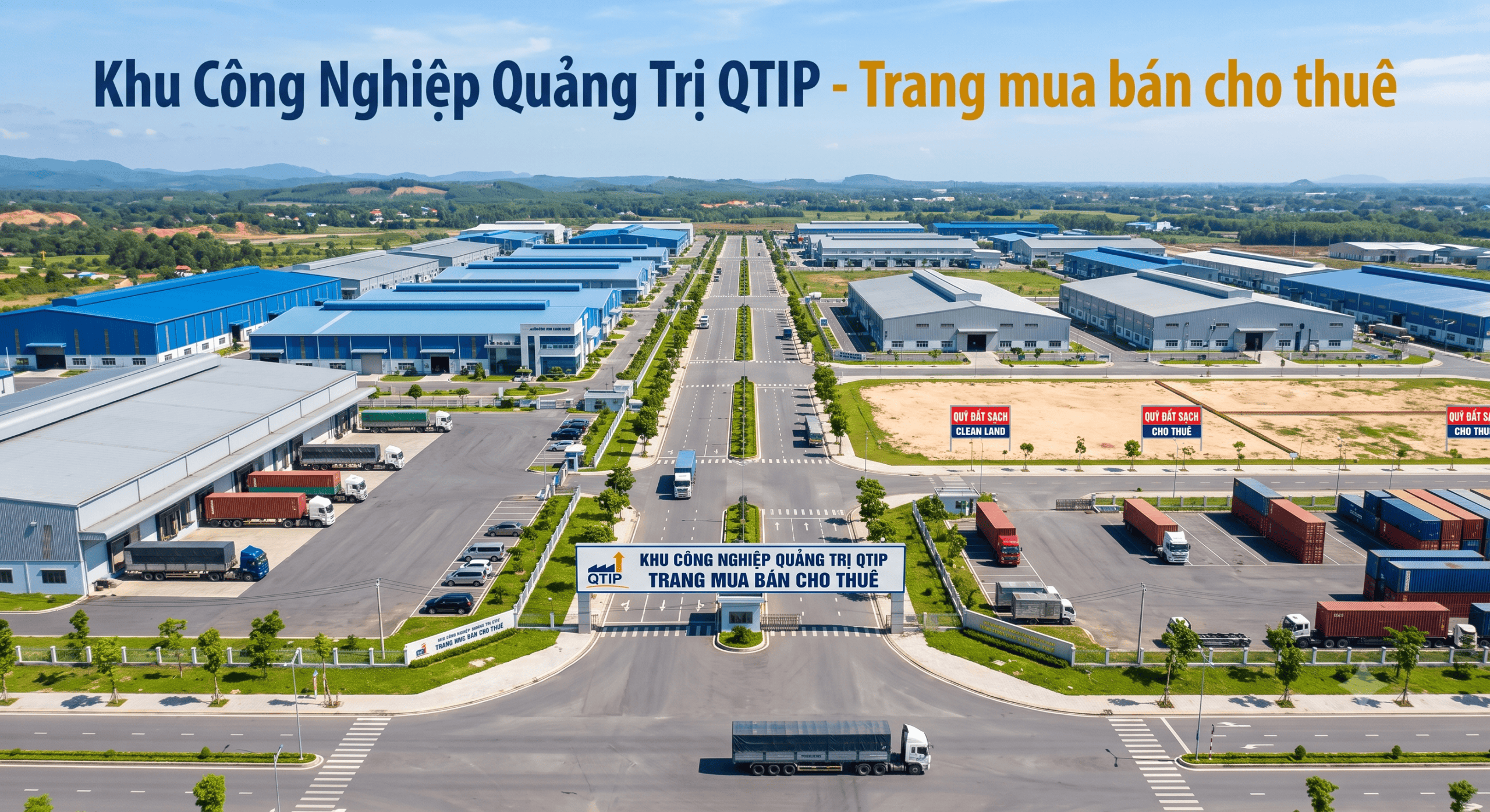 Khu Công Nghiệp Quảng Trị QTIP - Trang mua bán cho thuê