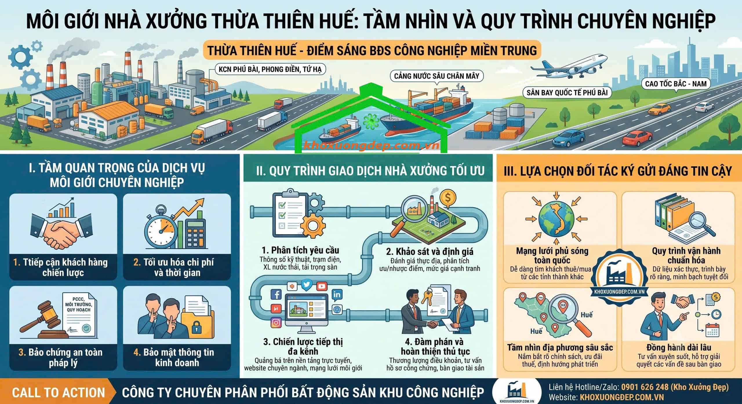 Quy trình giao dịch nhà xưởng tối ưu