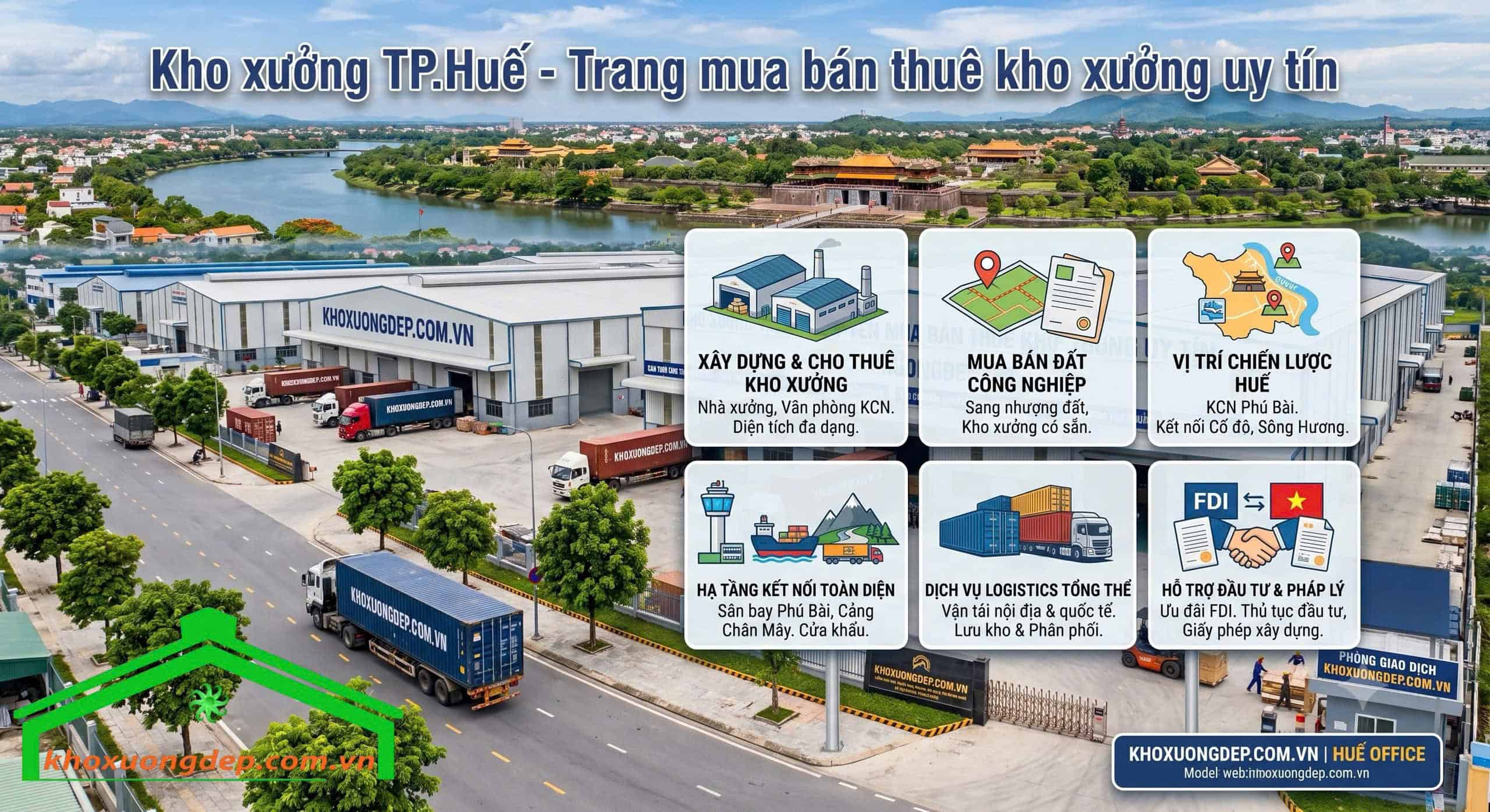 KHOXUONGDEP.COM.VN – Trang mua bán cho thuê kho xưởng uy tín hàng đầu