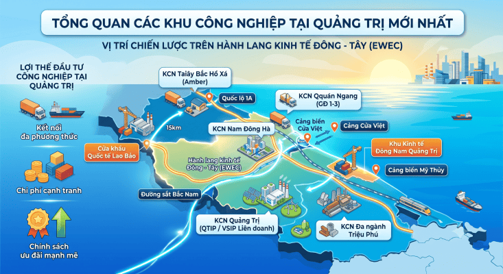 Danh sách các Khu Công Nghiệp trọng điểm tại Quảng Trị