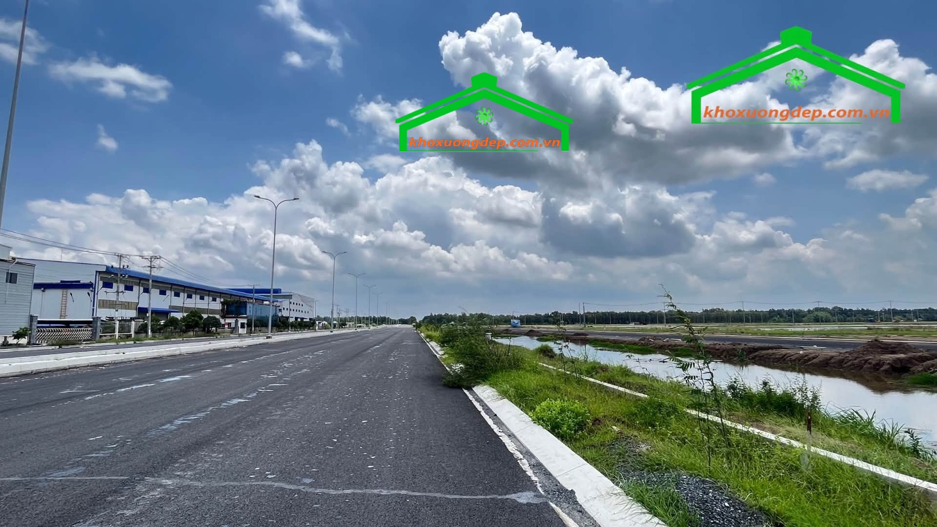 Bảng giá thuê đất & kho xưởng trong CCN Tây Bắc Đức Hòa Đông